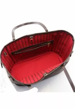 Pre-loved LOUIS VUITTON Neverfull PM Black checkerboard grid Handbag Tote Bag PVC Genuine Leather Brown -Louis Vuitton Shop louis vuitton 5263 4796936 3