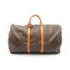 Pre-loved LOUIS VUITTON Keepall60 Classic Monogram Duffle Bag PVC Genuine Leather Brown -Louis Vuitton Shop louis vuitton 5265 3896936 1