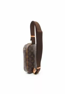 Pre-loved LOUIS VUITTON Pochette Gange Classic Monogram handcarry bag PVC Genuine Leather Brown -Louis Vuitton Shop louis vuitton 5265 8796936 2