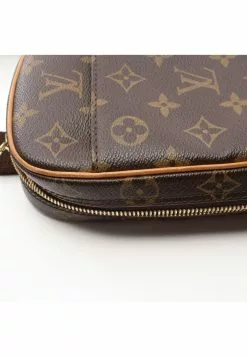 Pre-loved LOUIS VUITTON Pochette Gange Classic Monogram handcarry bag PVC Genuine Leather Brown -Louis Vuitton Shop louis vuitton 5265 8796936 7