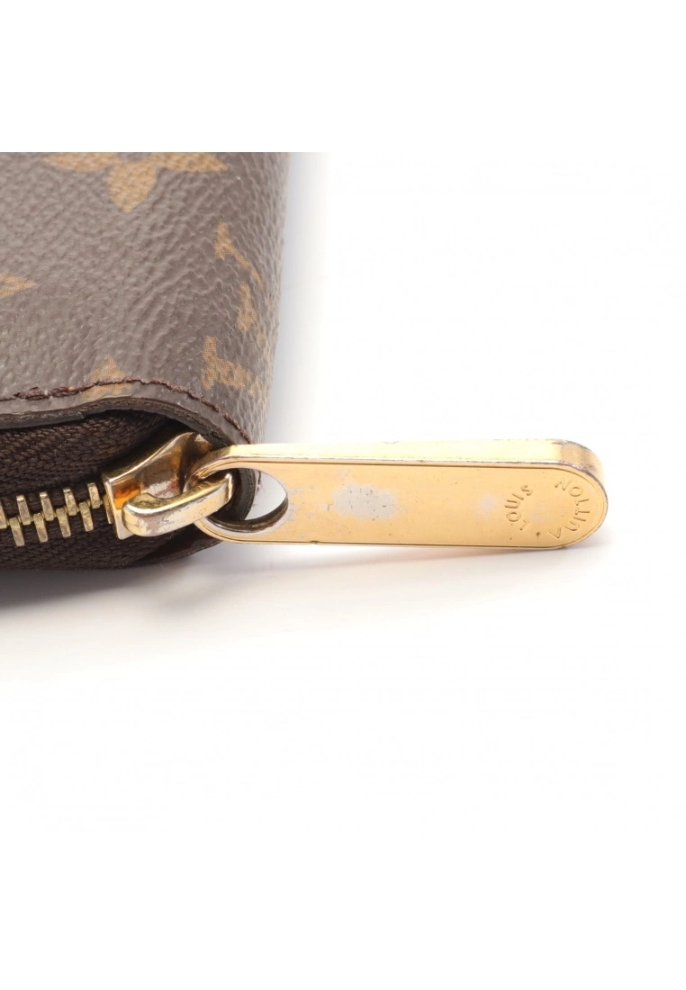 Pre-loved LOUIS VUITTON Classic Monogram Rounded corner zipper long Wallet PVC Brown 9 Pre-loved LOUIS VUITTON Classic Monogram Rounded corner zipper long Wallet PVC Brown - Image 7
