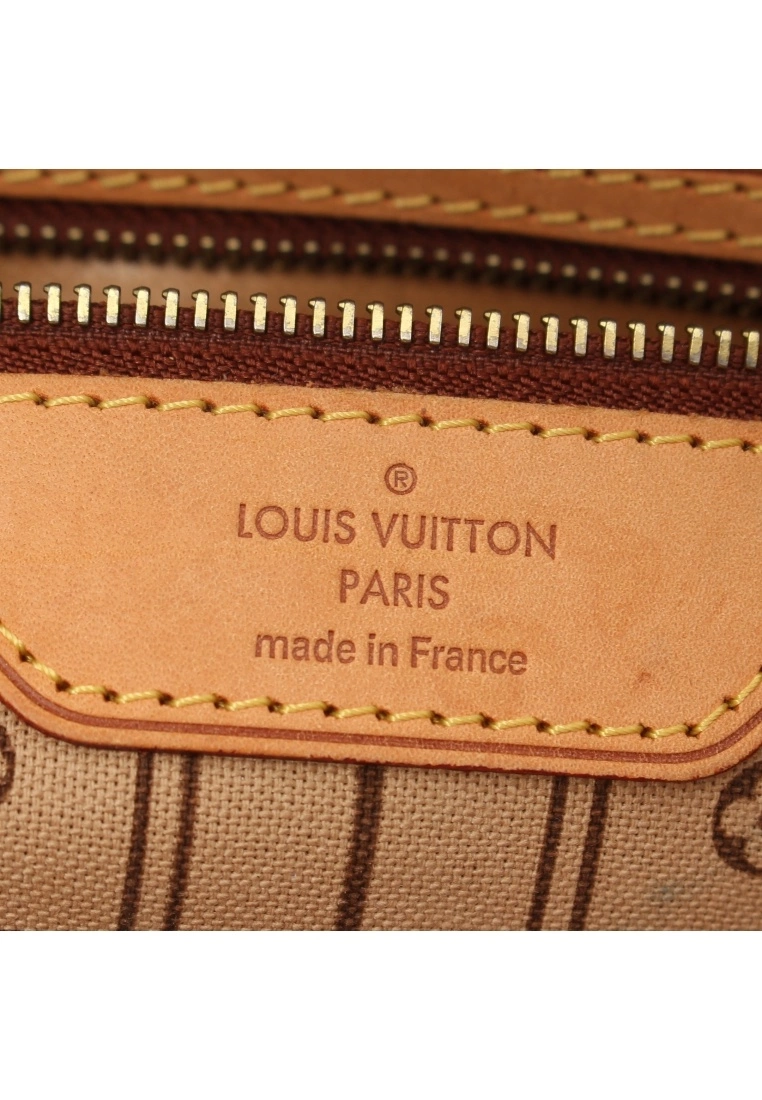 Pre-loved LOUIS VUITTON Neverfull MM Classic Monogram Shoulder Bag Tote Bag PVC Genuine Leather Brown 6 Pre-loved LOUIS VUITTON Neverfull MM Classic Monogram Shoulder Bag Tote Bag PVC Genuine Leather Brown - Image 4
