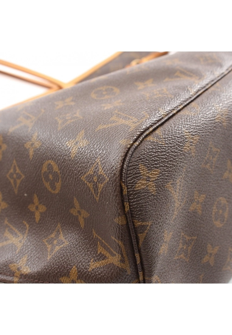 Pre-loved LOUIS VUITTON Neverfull MM Classic Monogram Shoulder Bag Tote Bag PVC Genuine Leather Brown 10 Pre-loved LOUIS VUITTON Neverfull MM Classic Monogram Shoulder Bag Tote Bag PVC Genuine Leather Brown - Image 8