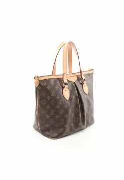 Pre-loved LOUIS VUITTON Palermo PM Classic Monogram Handbag PVC Genuine Leather Brown 2 Way Style -Louis Vuitton Shop louis vuitton 5309 0507936 2
