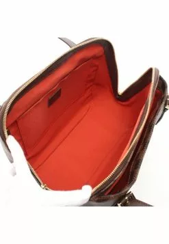 Pre-loved LOUIS VUITTON Belem MM Black checkerboard grid Shoulder Bag PVC Genuine Leather Brown -Louis Vuitton Shop louis vuitton 5313 5907936 3