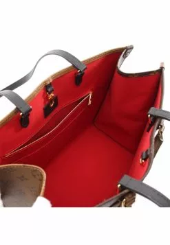 Pre-loved LOUIS VUITTON OnTheGo GM Classic Monogram Giant Classic Monogram Reverse Shoulder Bag PVC Genuine Leather Brown Light Brown 2 Way Style -Louis Vuitton Shop louis vuitton 5316 8907936 3