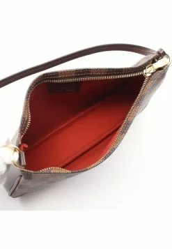 Pre-loved LOUIS VUITTON Navona Black checkerboard grid Handbag PVC Genuine Leather Brown -Louis Vuitton Shop louis vuitton 5317 1807936 3