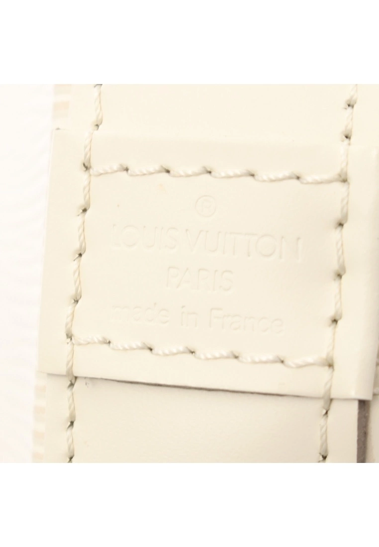 Pre-loved LOUIS VUITTON Alma PM Waved Pattern Ivore off white Genuine Leather Handbag Off White 6 Pre-loved LOUIS VUITTON Alma PM Waved Pattern Ivore off white Genuine Leather Handbag Off White - Image 4