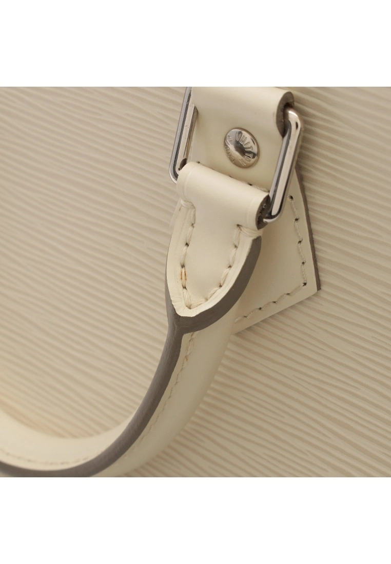 Pre-loved LOUIS VUITTON Alma PM Waved Pattern Ivore off white Genuine Leather Handbag Off White 8 Pre-loved LOUIS VUITTON Alma PM Waved Pattern Ivore off white Genuine Leather Handbag Off White - Image 6