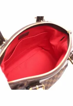 Pre-loved LOUIS VUITTON Verona MM Black checkerboard grid Shoulder Bag PVC Genuine Leather Brown -Louis Vuitton Shop louis vuitton 5334 5707936 3