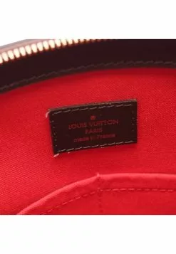 Pre-loved LOUIS VUITTON Verona MM Black checkerboard grid Shoulder Bag PVC Genuine Leather Brown -Louis Vuitton Shop louis vuitton 5334 5707936 4