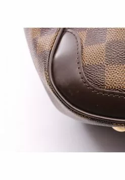 Pre-loved LOUIS VUITTON Verona MM Black checkerboard grid Shoulder Bag PVC Genuine Leather Brown -Louis Vuitton Shop louis vuitton 5334 5707936 6