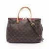 Pre-loved LOUIS VUITTON Pallas Classic Monogram Morning Glory Color Handbag PVC Genuine Leather Brown dark purple red 2 Way Style -Louis Vuitton Shop louis vuitton 5336 8707936 1