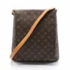 Pre-loved LOUIS VUITTON Musette Classic Monogram Shoulder Bag PVC Genuine Leather Brown