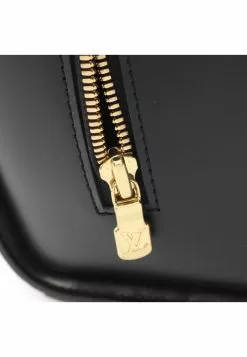 Pre-loved LOUIS VUITTON pont neuf Waved Pattern Genuine Leather Handbag Black -Louis Vuitton Shop louis vuitton 5360 2817936 6