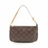 Pre-loved LOUIS VUITTON Pochette Accessoires Classic Monogram Handbag PVC Genuine Leather Brown -Louis Vuitton Shop louis vuitton 5360 9217936 1