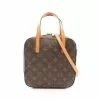 Pre-loved LOUIS VUITTON Spontini Classic Monogram Handbag PVC Genuine Leather Brown 2 Way Style -Louis Vuitton Shop louis vuitton 5364 4517936 1