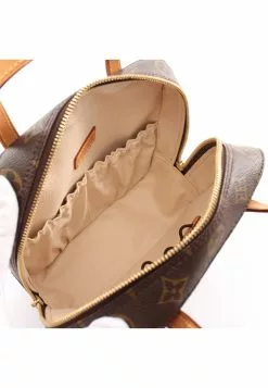 Pre-loved LOUIS VUITTON Spontini Classic Monogram Handbag PVC Genuine Leather Brown 2 Way Style -Louis Vuitton Shop louis vuitton 5364 4517936 3