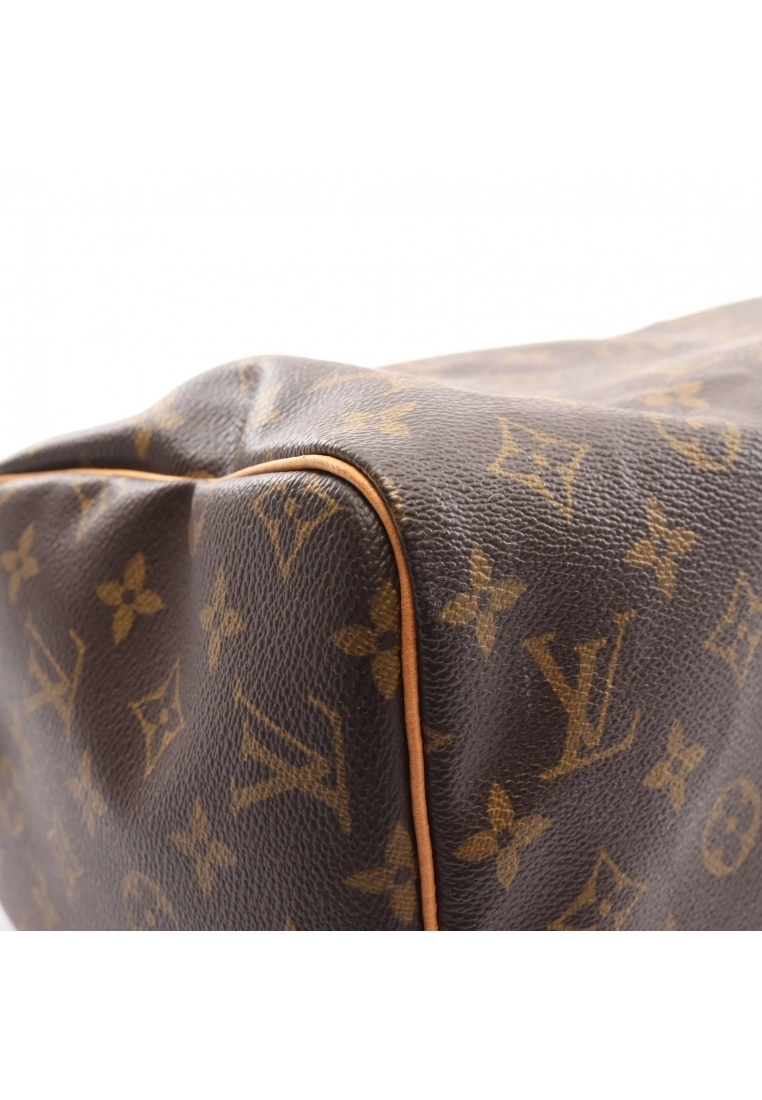 Pre-loved LOUIS VUITTON Speedy30 Classic Monogram Handbag PVC Genuine Leather Brown 8 Pre-loved LOUIS VUITTON Speedy30 Classic Monogram Handbag PVC Genuine Leather Brown - Image 6