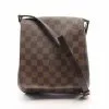 Pre-loved LOUIS VUITTON Musette salsa long stap Black checkerboard grid Shoulder Bag PVC Genuine Leather Brown -Louis Vuitton Shop louis vuitton 5380 1127936 1