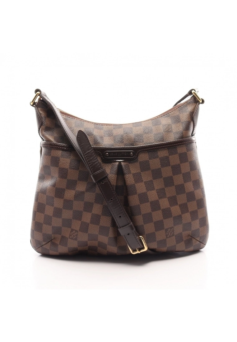 Pre-loved LOUIS VUITTON Bloomsbury PM Black checkerboard grid Shoulder Bag PVC Genuine Leather Brown 3 Pre-loved LOUIS VUITTON Bloomsbury PM Black checkerboard grid Shoulder Bag PVC Genuine Leather Brown