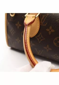 Pre-loved LOUIS VUITTON Popincourt Haut Classic Monogram Handbag PVC Genuine Leather Brown -Louis Vuitton Shop louis vuitton 5381 1417936 6
