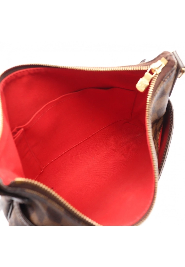 Pre-loved LOUIS VUITTON Bloomsbury PM Black checkerboard grid Shoulder Bag PVC Genuine Leather Brown 5 Pre-loved LOUIS VUITTON Bloomsbury PM Black checkerboard grid Shoulder Bag PVC Genuine Leather Brown - Image 3