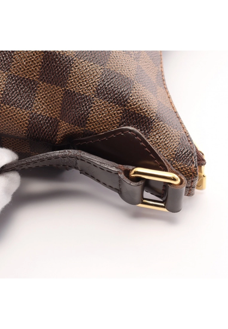 Pre-loved LOUIS VUITTON Bloomsbury PM Black checkerboard grid Shoulder Bag PVC Genuine Leather Brown 8 Pre-loved LOUIS VUITTON Bloomsbury PM Black checkerboard grid Shoulder Bag PVC Genuine Leather Brown - Image 6