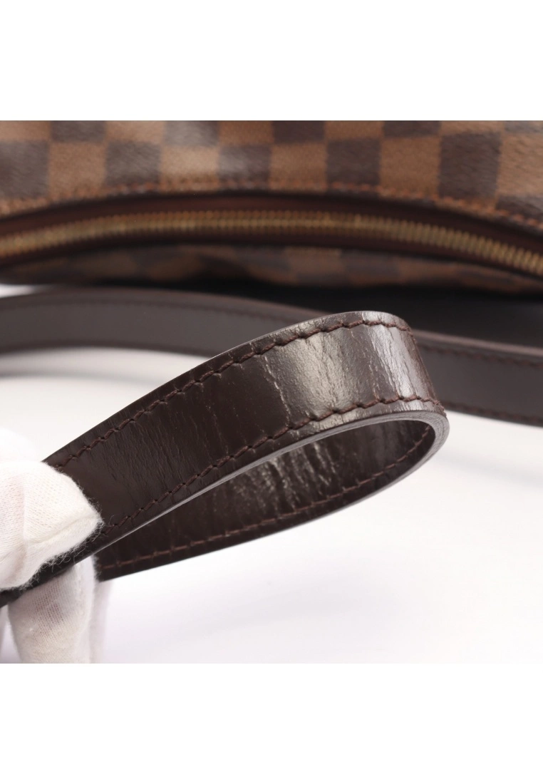 Pre-loved LOUIS VUITTON Bloomsbury PM Black checkerboard grid Shoulder Bag PVC Genuine Leather Brown 10 Pre-loved LOUIS VUITTON Bloomsbury PM Black checkerboard grid Shoulder Bag PVC Genuine Leather Brown - Image 8