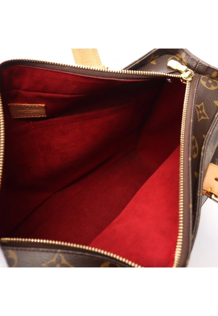 Pre-loved LOUIS VUITTON Multiple cite Classic Monogram Handbag PVC Genuine Leather Brown 5 Pre-loved LOUIS VUITTON Multiple cite Classic Monogram Handbag PVC Genuine Leather Brown - Image 3