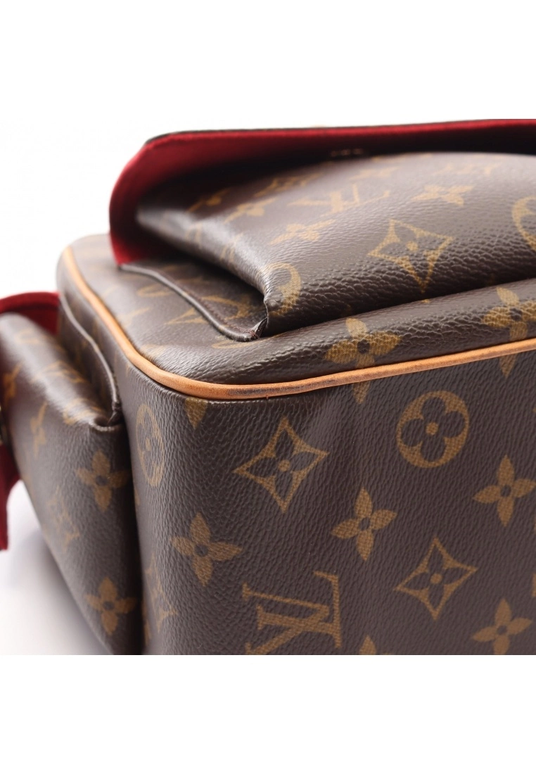 Pre-loved LOUIS VUITTON Multiple cite Classic Monogram Handbag PVC Genuine Leather Brown 7 Pre-loved LOUIS VUITTON Multiple cite Classic Monogram Handbag PVC Genuine Leather Brown - Image 5