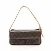 Pre-loved LOUIS VUITTON Viva cite MM Classic Monogram Shoulder Bag PVC Genuine Leather Brown