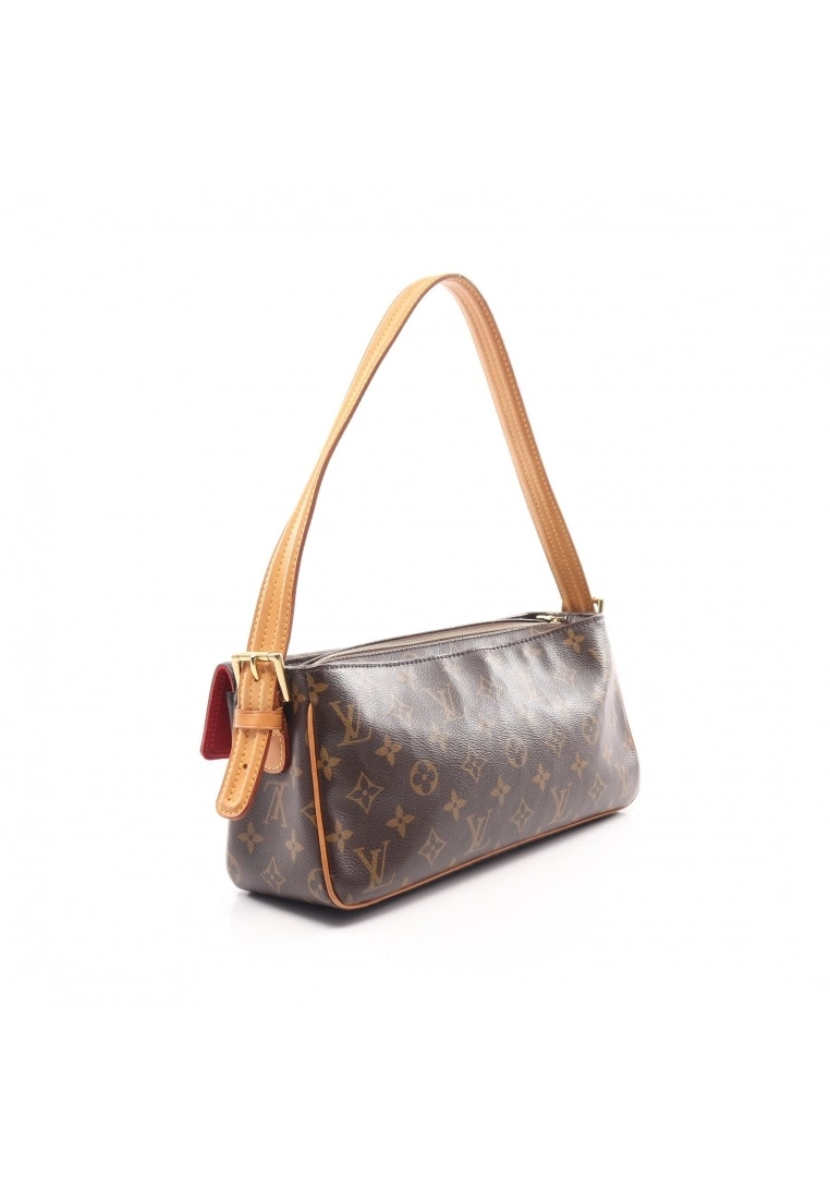 Pre-loved LOUIS VUITTON Viva cite MM Classic Monogram Shoulder Bag PVC Genuine Leather Brown 4 Pre-loved LOUIS VUITTON Viva cite MM Classic Monogram Shoulder Bag PVC Genuine Leather Brown - Image 2