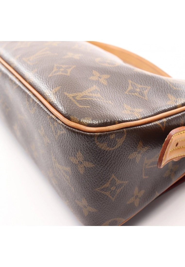 Pre-loved LOUIS VUITTON Viva cite MM Classic Monogram Shoulder Bag PVC Genuine Leather Brown 8 Pre-loved LOUIS VUITTON Viva cite MM Classic Monogram Shoulder Bag PVC Genuine Leather Brown - Image 6