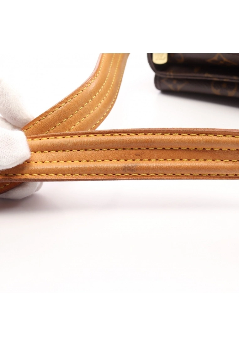Pre-loved LOUIS VUITTON Viva cite MM Classic Monogram Shoulder Bag PVC Genuine Leather Brown 9 Pre-loved LOUIS VUITTON Viva cite MM Classic Monogram Shoulder Bag PVC Genuine Leather Brown - Image 7