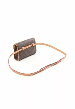 Pre-loved LOUIS VUITTON PochetteFlorentine Classic Monogram handcarry bag belt bag PVC Genuine Leather Brown Belt -Louis Vuitton Shop louis vuitton 5391 7317936 2