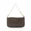 Pre-loved LOUIS VUITTON Pochette Accessoires Classic Monogram Handbag PVC Genuine Leather Brown Non original chain portable belt 1 Pre-loved LOUIS VUITTON Pochette Accessoires Classic Monogram Handbag PVC Genuine Leather Brown Non original chain portable belt -Louis Vuitton Shop louis vuitton 5391 9027936 1