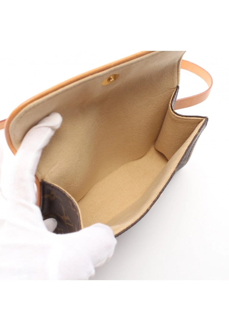 Pre-loved LOUIS VUITTON PochetteFlorentine Classic Monogram handcarry bag belt bag PVC Genuine Leather Brown Belt(S) 5 Pre-loved LOUIS VUITTON PochetteFlorentine Classic Monogram handcarry bag belt bag PVC Genuine Leather Brown Belt(S) - Image 3