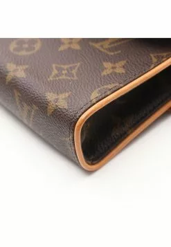 Pre-loved LOUIS VUITTON PochetteFlorentine Classic Monogram handcarry bag belt bag PVC Genuine Leather Brown Belt -Louis Vuitton Shop louis vuitton 5392 7317936 5