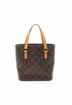 Pre-loved LOUIS VUITTON Vavin PM Classic Monogram Handbag PVC Genuine Leather Brown