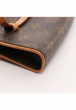 Pre-loved LOUIS VUITTON PochetteFlorentine Classic Monogram handcarry bag belt bag PVC Genuine Leather Brown belt(XS) -Louis Vuitton Shop louis vuitton 5581 4318836 7