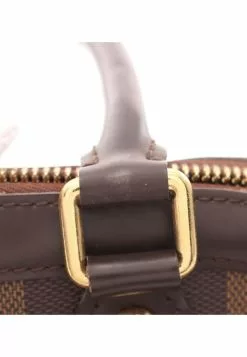 Pre-loved LOUIS VUITTON Trevi PM Black Checkered Handbag PVC Genuine Leather Brown 2 Way Style -Louis Vuitton Shop louis vuitton 6199 8029436 6