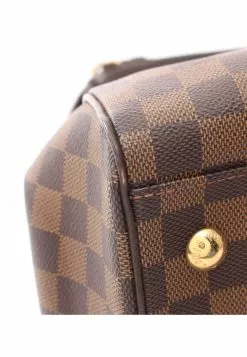 Pre-loved LOUIS VUITTON Trevi PM Black Checkered Handbag PVC Genuine Leather Brown 2 Way Style -Louis Vuitton Shop louis vuitton 6199 8029436 8