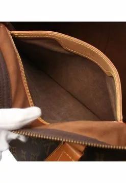 Pre-loved LOUIS VUITTON Frannery45 Classic Monogram Shoulder Bag PVC Genuine Leather Brown -Louis Vuitton Shop louis vuitton 6240 7619436 5