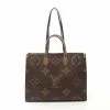 Pre-loved LOUIS VUITTON OnTheGo GM Classic Monogram Giant Classic Monogram Reverse Shoulder Bag PVC Genuine Leather Brown Light Brown -Louis Vuitton Shop louis vuitton 6291 9219436 1