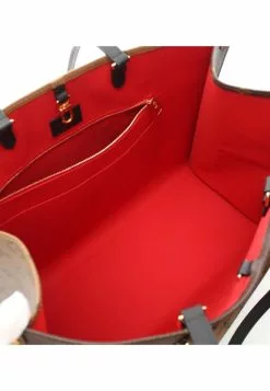 Pre-loved LOUIS VUITTON OnTheGo GM Classic Monogram Giant Classic Monogram Reverse Shoulder Bag PVC Genuine Leather Brown Light Brown -Louis Vuitton Shop louis vuitton 6292 9219436 3