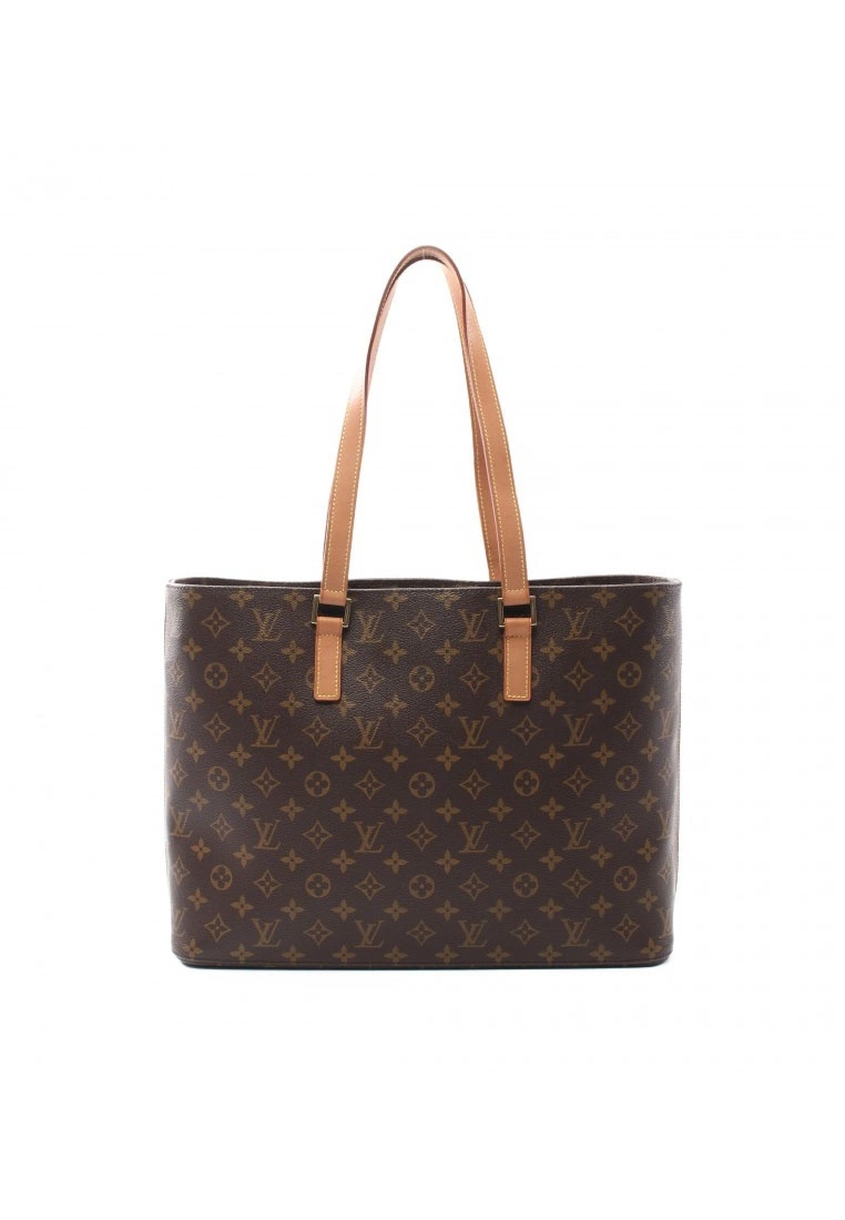 Pre-loved LOUIS VUITTON Luco Classic Monogram Shoulder Bag Tote Bag PVC Genuine Leather Brown 3 Pre-loved LOUIS VUITTON Luco Classic Monogram Shoulder Bag Tote Bag PVC Genuine Leather Brown