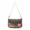Pre-loved LOUIS VUITTON Mini Pochette Accessoires vivienne holiday Small Pocket PVC Genuine Leather Brown pink purple multi -Louis Vuitton Shop louis vuitton 6298 1329436 1