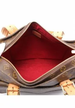 Pre-loved LOUIS VUITTON Multiple cite Classic Monogram Handbag PVC Genuine Leather Brown -Louis Vuitton Shop louis vuitton 6302 8619436 3