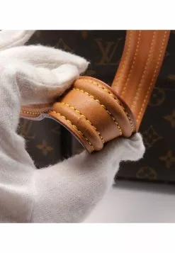 Pre-loved LOUIS VUITTON Multiple cite Classic Monogram Handbag PVC Genuine Leather Brown -Louis Vuitton Shop louis vuitton 6302 8619436 5